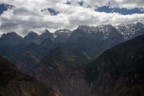 Tiger Leaping Gorge Mountain Panorama Asia Hikes