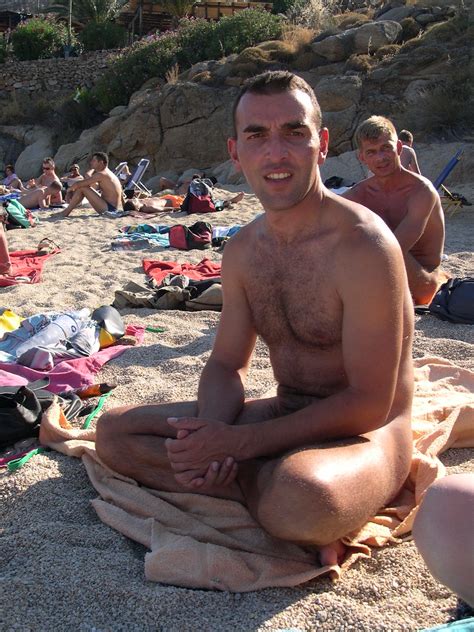 Mykonos Nude Beach Men Photo Nue
