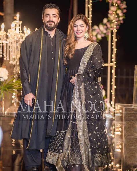 naimal khawar with husband hamza ali abbasi beautiful pictures from recent event top 10 ranker