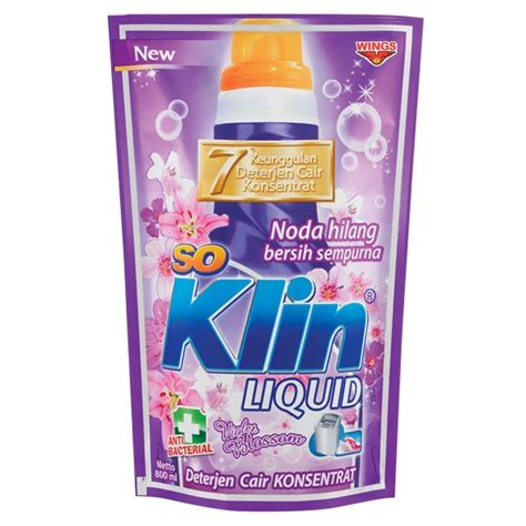 Jual Soklin Liquid Det Violet Pouch 750ml Shopee Indonesia