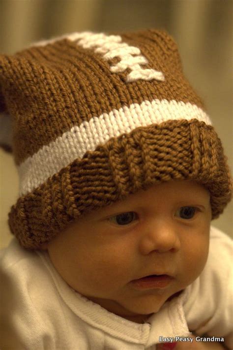 I came across one a week or so ago that was a boy/girl pattern. KNIT PATTERN - hat, football, slouch, beanie, cap, 5 sizes ...