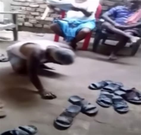 Man Forced To Lick Spit Off Floor As Cruel Punishment For Angering