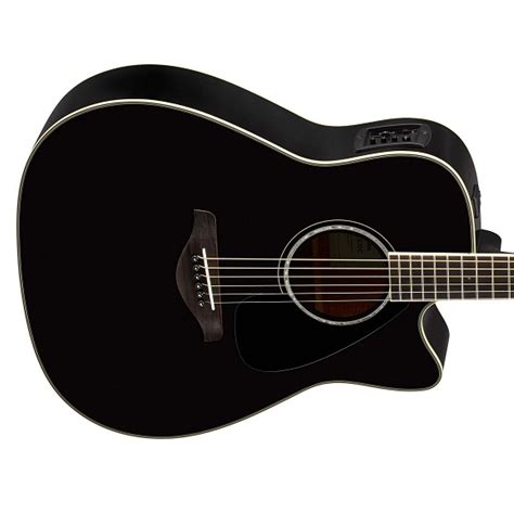 Yamaha Ygg Fgx830c Bk Black Acoustic Electric Guitar Hari Hari Musik