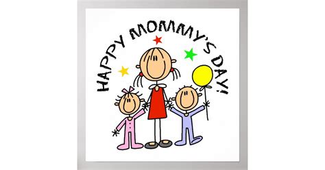 Happy Mommys Day Poster Zazzle