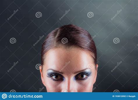 Sophisticated Woman S Hair Look Stock Photo Image Of Fashion Eyes