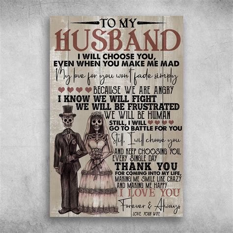 to my husband i love you forever and always love your wife fridaystuff