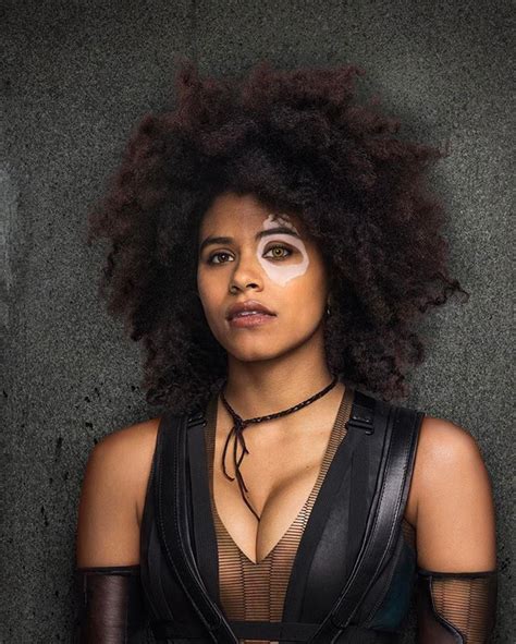 First Look At Zazie Beetz As Domino In Deadpool 2