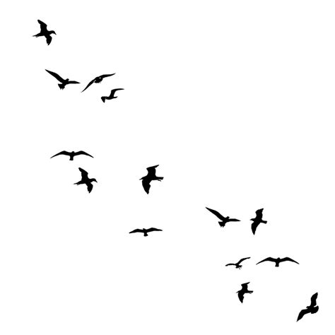 Flying Black Bird Clip Art