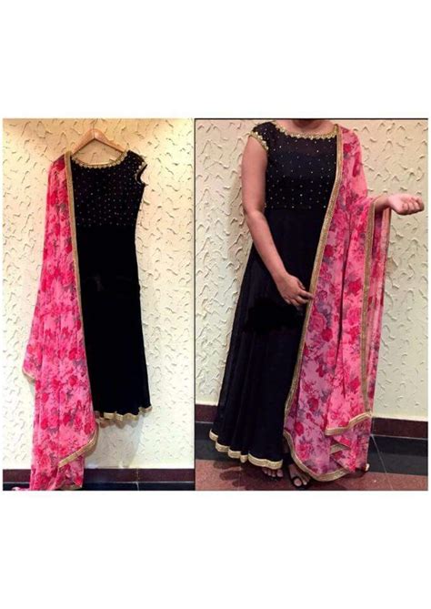 Check spelling or type a new query. Plain suit with floral dupatta | Dress neck designs ...