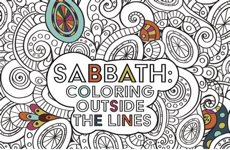 Sabbath Day Coloring Pages