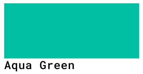 Aqua Green Color Codes The Hex Rgb And Cmyk Values That You Need