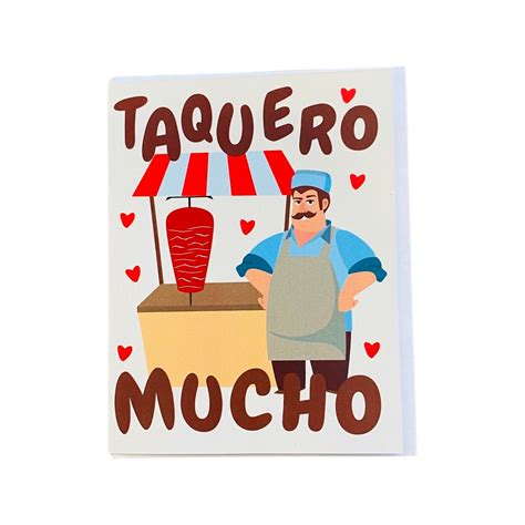 Taquero Mucho Greeting Card Artelexia