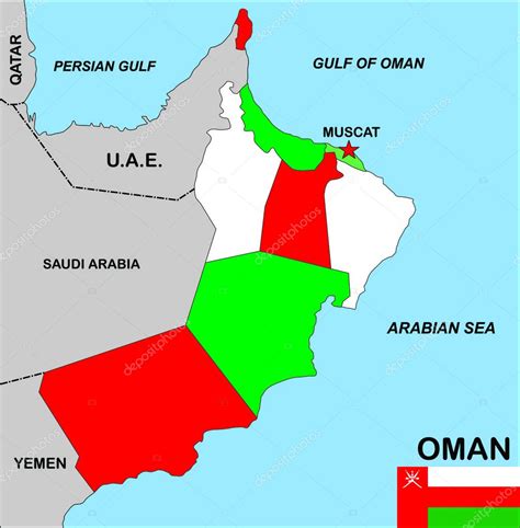 Oman Map ⬇ Stock Photo Image By © Tony4urban 8860338