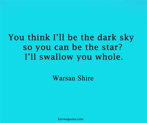 Top 45 Best Warsan Shire Quotes Known Quotes