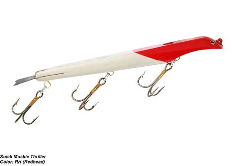 Suick 9″ Non Weighted Thriller Redhead Suick Lures