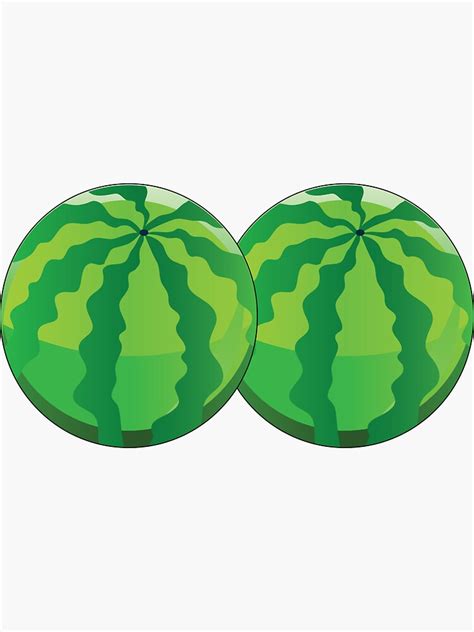 Tig Ol Bitties Flirty Watermelon Emojis By Emoji World Sticker For Sale By Empiresmobile