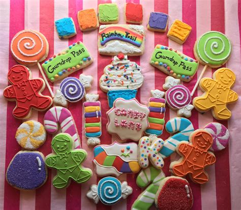 Candyland Themed Cookies