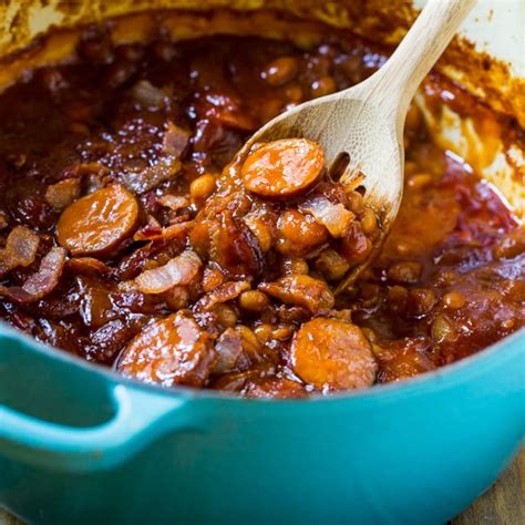 Baked Beans With Smoked Sausage Spicy Southern Kitchen