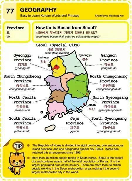 Korea Geography Korean Language Learn Korean Korean Lessons