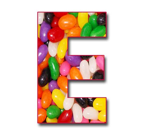 In a magical way, letters appear and we get a. Scrapbook Alphabet: "Jelly Beans" PNG Free Scrapbook ...