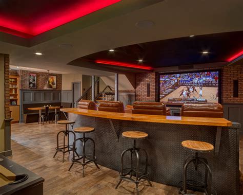 Sports Bar Basement Design Ideas Pictures Remodel And Decor