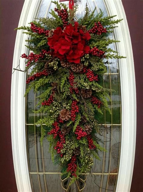10 Christmas Wreath For Front Door With Lights