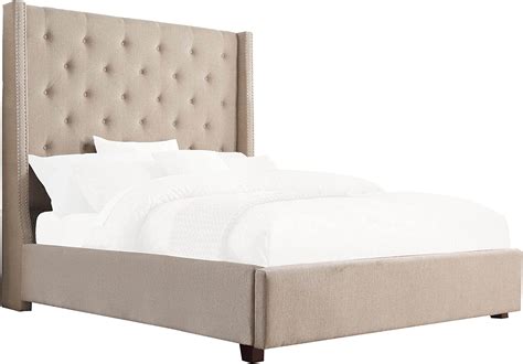 Homelegance Fairborn Fabric Upholstered Platform Bed Cal