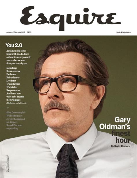 Esquire Uk Back Issue Janfeb 18 Digital Gary Oldman Esquire Uk