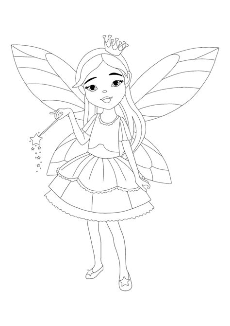 Fairy Princess Coloring Pages 2 Free Coloring Sheets 2020 Princess