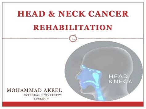 Head And Neck Cancer Rehabilitation