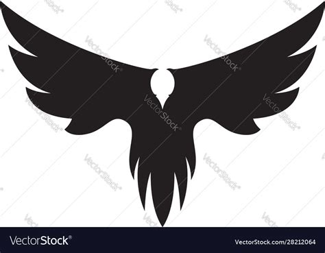Bird Silhouette Logo Template Royalty Free Vector Image