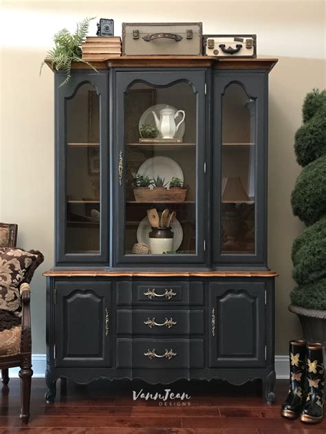 French Provincial China Cabinet / Hutch | General Finishes 2018 Design ...