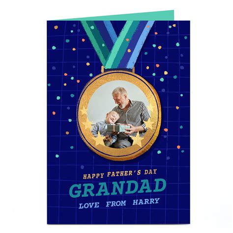 Buy Photo Father S Day Card Gold Medal For Gbp 1 79 Card Factory Uk