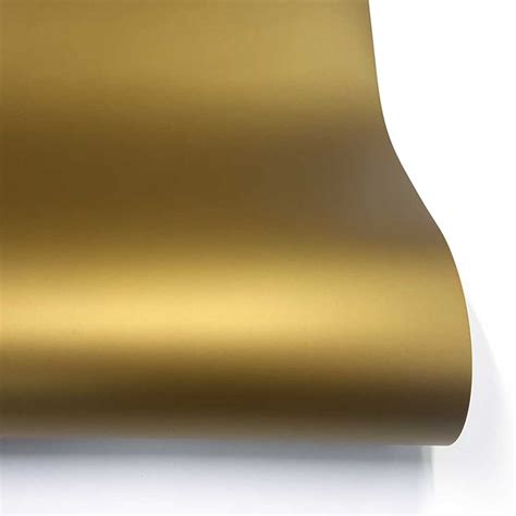 Matte Metallic Gold Adhesive Vinyl Wrap Roll Royalwallskins