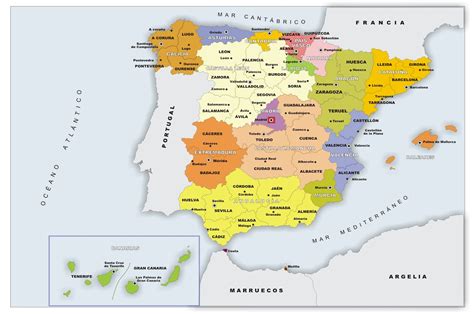La Alacena De Las Ciencias Sociales Mapa Político De España