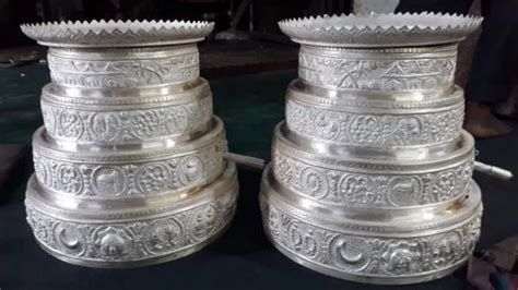 14 Inch Silver Pandukshila For Temple At Rs 95000 In New Delhi Id