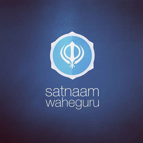 Satnam Waheguru Satnam Waheguru Logo 1080x1080 Wallpaper