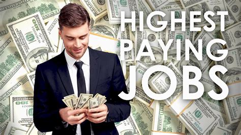 Top 10 Highest Paying Jobs In The World Youtube