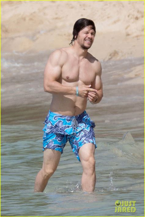 Mark Wahlberg Shows Off His Six Pack Abs Again During Tropical Vacation Photo Bikini