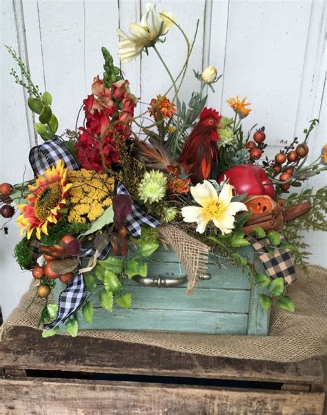 To get the look, click on the items below for direct links to the. Primitive Floral Arrangement, Kitchen Arrangement, Table ...