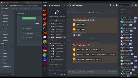 Discord Reaction Roles Setup Using Discohook And Carlbot For Discord