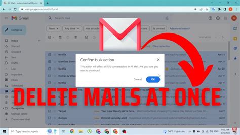How To Delete All Mails In Gmail At Once In Laptop Delete Gmail Emails