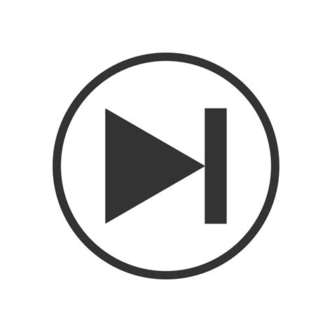 Fast Forward Button Icon Element Of Audio Player Interface Playback