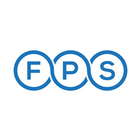 Fps Letter Logo Design On Black Background Fps Creative Initials