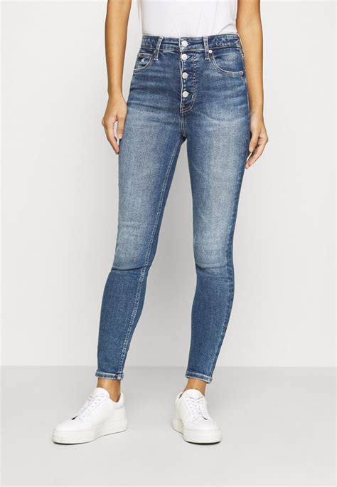 Calvin Klein Jeans High Rise Super Skinny Ankle Jeans Skinny Fit