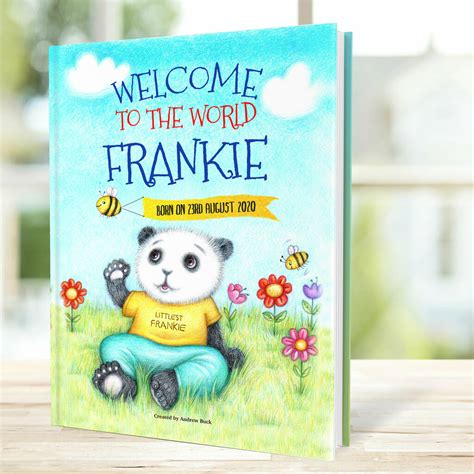 Welcome To The World Personalised Book For Toddlers By My Magic Name