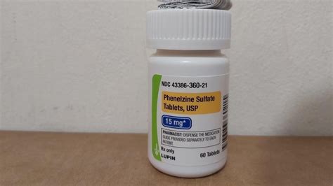 Nardil Phenelzine 15mg 60 Tablets Uk Delivery At Rs 287180bottle