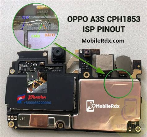 Oppo A3s Cph1853 Isp Pinout Emmc Pinout Isp Mobile Phone Repair
