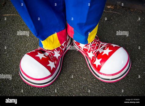 Comedy Clown Shoes At The 70th Annual Clown Service At The All Saints Church In London On 07