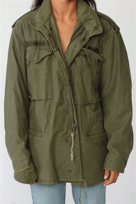 Mens Army Green Coat Army Military